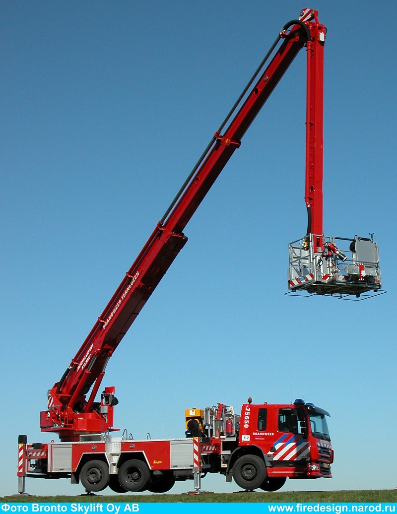 Пожарные подъемники серии HDT Bronto Skylift (Finland)